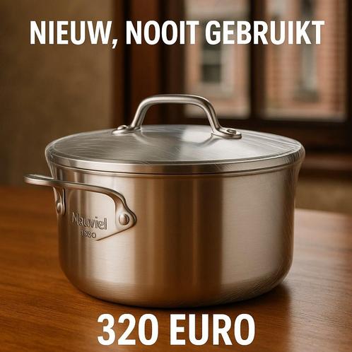 320€ Te koop: Mauviel1830 kookpot – NIEUW, NOOIT GEBRUIKT, Huis en Inrichting, Keuken | Potten en Pannen, Nieuw, Aluminium, Ophalen of Verzenden