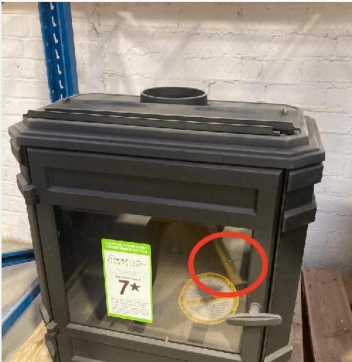 showroommodel kachel , gratis levering, Huis en Inrichting, Kachels, Houtkachel, Ophalen