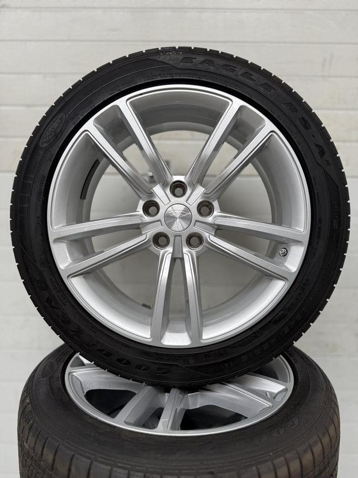 19’’ TESLA MODEL S VELGEN ZOMERBANDEN ORIG 7MM, Auto-onderdelen, Banden en Velgen, Banden en Velgen, Zomerbanden, 19 inch, 245 mm
