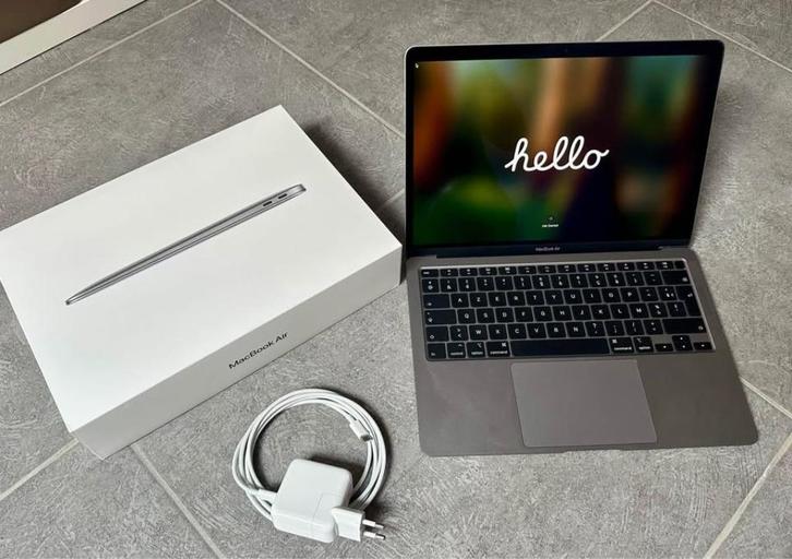 MacBook Air 13-inch Retina (2020), Computers en Software, Apple Macbooks, Gebruikt, MacBook, 13 inch, Minder dan 2 Ghz, 256 GB