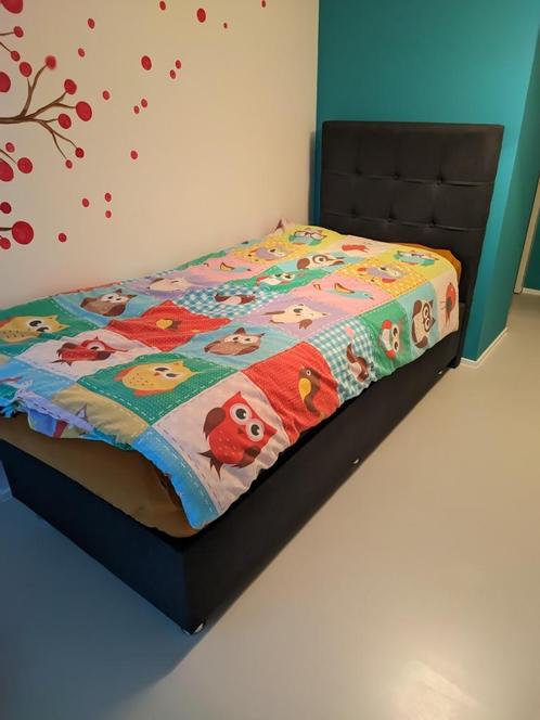Boxspring 90 x200 met opbergruimte, Huis en Inrichting, Slaapkamer | Boxsprings, Zo goed als nieuw, 90 cm, 200 cm, Eenpersoons