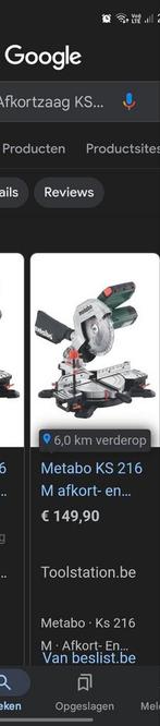 Afkortzaag, Doe-het-zelf en Bouw, Gereedschap | Zaagmachines, Ophalen, Zo goed als nieuw, Afkortzaag