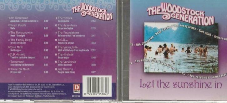 The Woodstock Generation - Let The Sunshine in(Pop,Rock), Cd's en Dvd's, Cd's | Verzamelalbums, Zo goed als nieuw, Pop, Ophalen of Verzenden