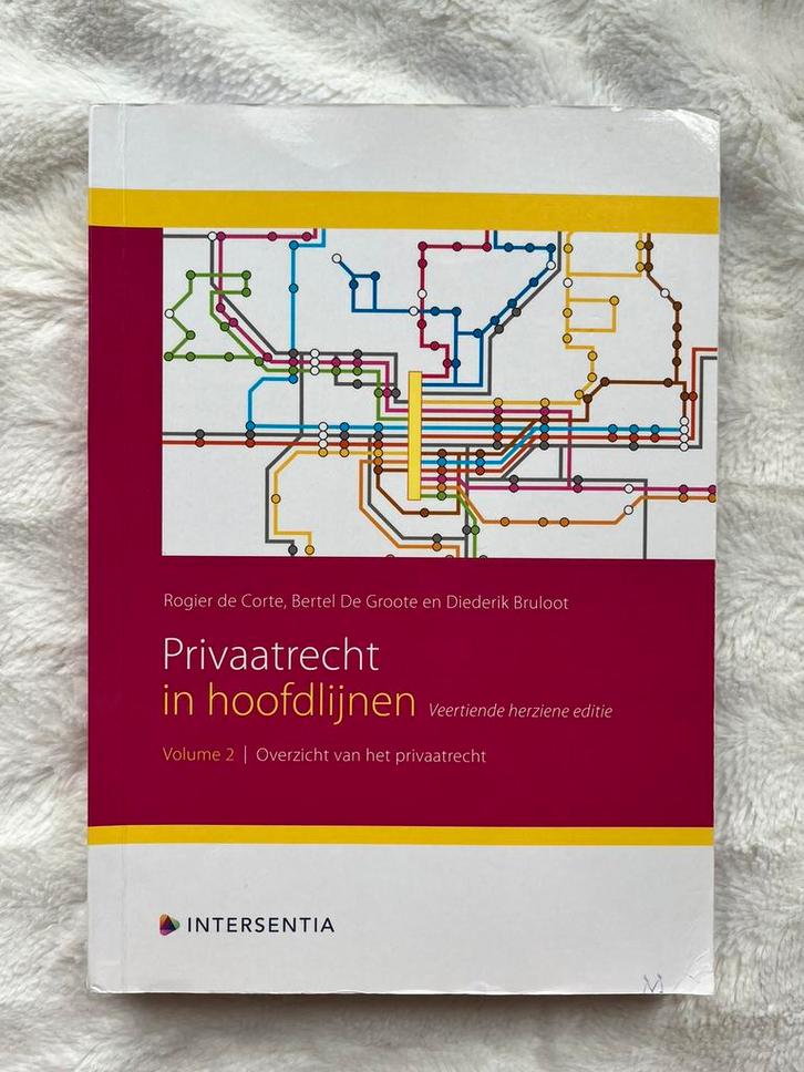 Handboek Privaatrecht in hoofdlijnen volume 2, Boeken, Studieboeken en Cursussen, Gelezen, Hoger Onderwijs, Ophalen of Verzenden
