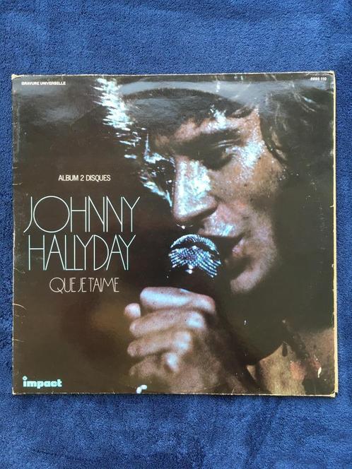 Johnny Halliday - Que je t'aime (2 LP/disques) 1968-1972, CD & DVD, Vinyles | Rock, Utilisé, Pop rock, 12 pouces, Enlèvement ou Envoi