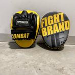 Topfighter Handpads voor vechtsporten • Zwart/Geel, Sports & Fitness, Sports de combat & Self-défense, Équipement d'arts martiaux