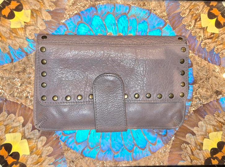 Noa Noa leren portemonnee of clutch, Handtassen en Accessoires, Portemonnees, Zo goed als nieuw, Ophalen of Verzenden