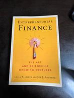 Entrepreneurial Finance, Boeken, Studieboeken en Cursussen, Ophalen of Verzenden, Zo goed als nieuw, Hoger Onderwijs, Luisa Alemany and Job J. Andreoli