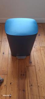 Poubelle de cuisine Songmics 50L bleue, Ophalen