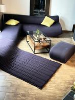 Salon COR tissu  aubergine, Maison & Meubles, Enlèvement, Utilisé, Tissus, Moderne design haute gamme