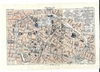 1905 - Bruxelles plan / stadsplan Brussel, Antiquités & Art, Enlèvement ou Envoi