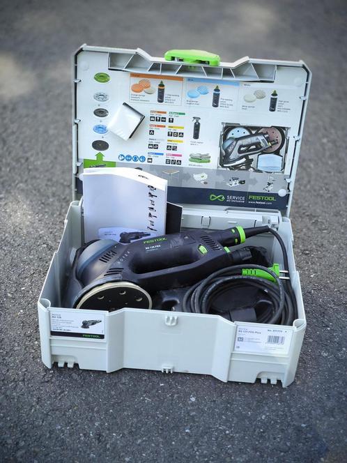 GERESERVEERD Festool Rotex 125 FEQ-Plus, Doe-het-zelf en Bouw, Gereedschap | Schuurmachines, Zo goed als nieuw, Ophalen