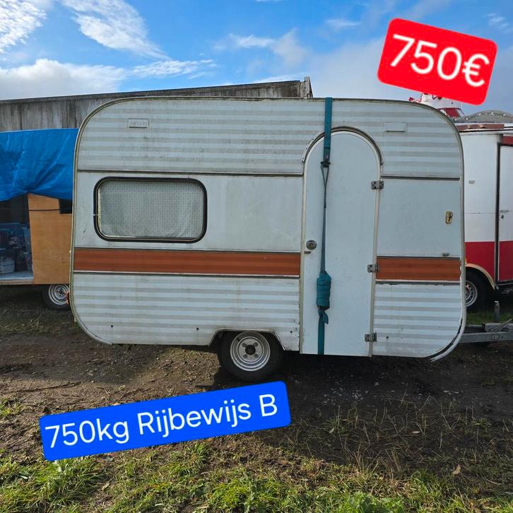 Caravan 750kg foodtruck horeca food verkoopwagen oldtimer 3m, Zakelijke goederen, Horeca | Food, Ophalen