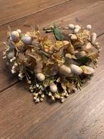 Wassen kroon met dikke wassen bollen, Ophalen of Verzenden