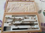 Trousse compas dessin technique vintage, Enlèvement ou Envoi