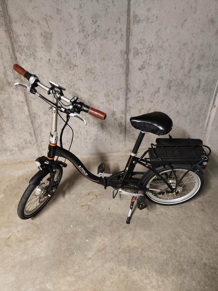 Elec. Minifiets, Fietsen en Brommers, Fietsen | Vouwfietsen, Zo goed als nieuw, Heren, Overige merken, 14 tot 16 inch, Totaal opvouwbaar