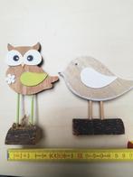 gratis kleine houten uil vogeldecoratie, Ophalen of Verzenden