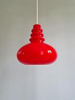 Trio of Space Age hangers in rode opaline, Antiek en Kunst, Verzenden