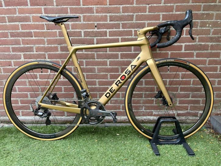 DE ROSA PROTOS (55) Campagnolo SuperRecord EPS Disc 12 Speed, Fietsen en Brommers, Fietsen | Racefietsen, Zo goed als nieuw, Overige merken