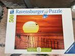Puzzel “Magische zonsondergang” - Ravensburger - 500st, Ophalen, 500 t/m 1500 stukjes, Zo goed als nieuw, Legpuzzel