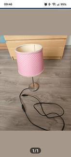Retro tafellamp, Ophalen, Zo goed als nieuw, Stof, Minder dan 50 cm