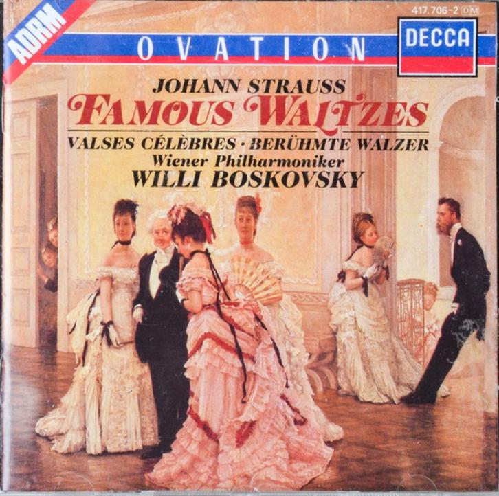 Johann Strauss - Willi Boskovsky - Wiener Philharmoniker, Cd's en Dvd's, Cd's | Klassiek, Verzenden