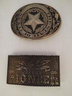Riem belt gesp USA Texas pioneer Oregon, Comme neuf, Enlèvement ou Envoi
