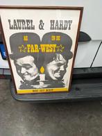 Vintage filmaffiche Laurel & Hardy ingekaderd, Verzamelen, Ophalen, Met lijst, Film en Tv, Rechthoekig Staand