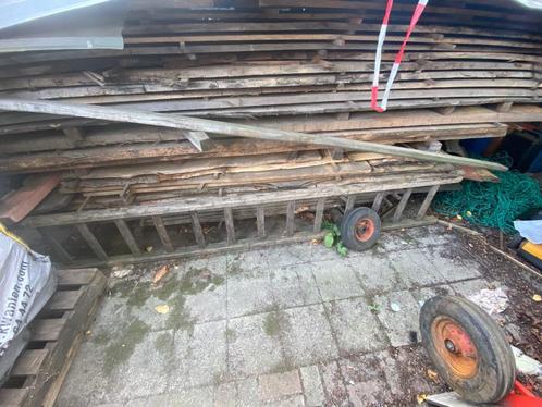 Eiken boolplanken schaaldelen winddroog, Doe-het-zelf en Bouw, Hout en Planken, Nieuw, Plank, Eiken, 300 cm of meer, 25 tot 50 mm