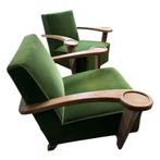 Vintage Design – Art Deco De Coene Club Chair, Ophalen of Verzenden