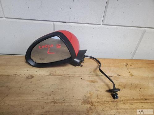 Opel Corsa E 2014 - 2020 spiegel links rood schadevrij €30, Auto-onderdelen, Spiegels, Opel, Gebruikt, Ophalen of Verzenden