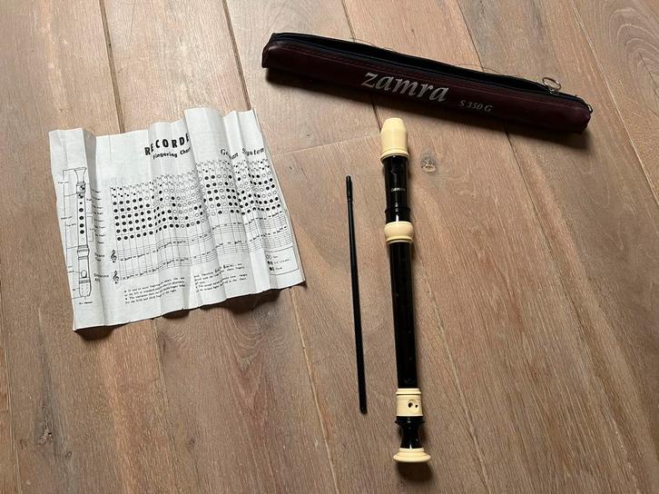 Kunststoffen blokfluit van het merk Zamra, Muziek en Instrumenten, Blaasinstrumenten | Blokfluiten, Gebruikt, Sopraan of Sopranino