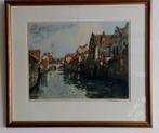 Henri Cassiers lithografie Oudenaarde Get/nr, Ophalen of Verzenden