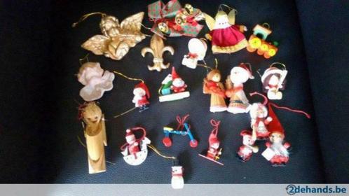 Bijna 60 ouderwetse versieringen voor in de kerstboom, Divers, Noël, Utilisé, Enlèvement ou Envoi