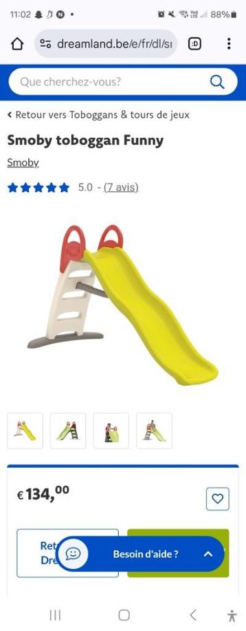 Toboggan smoby, Enlèvement, Comme neuf