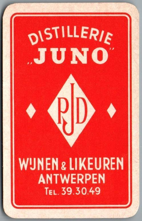 speelkaart - LK12925 - 2x distillerie Juno, Verzamelen, Speelkaarten, Jokers en Kwartetten, Zo goed als nieuw, Speelkaart(en)