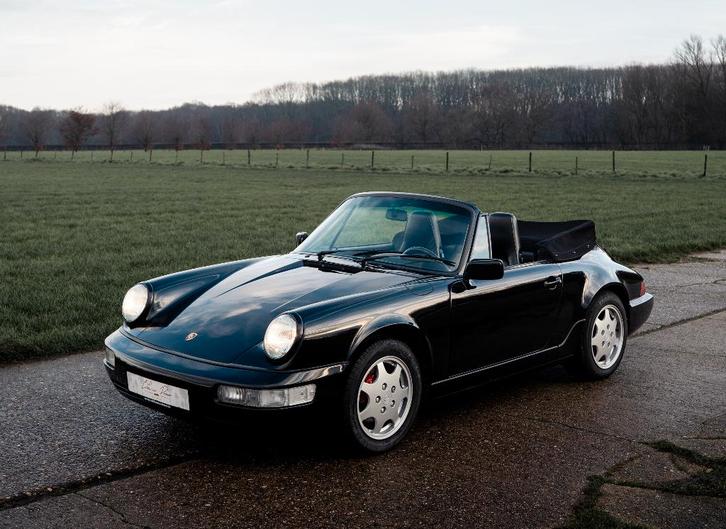 Porsche 911 (964) Carrera 4 Cabriolet 1991, Autos, Porsche, Entreprise, Achat, ABS, Airbags, Bluetooth, Verrouillage central, Air conditionné automatique