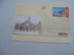 ottignies- la gare -vroeger en nu - briefkaart(prior), Collections, Enlèvement ou Envoi, 1980 à nos jours, Non affranchie, Brabant Wallon