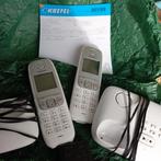 Gigaset A415A wit, Ophalen of Verzenden, Zo goed als nieuw, 2 handsets