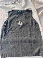 Ralph Lauren Sweater Vest – Nautical Embroidered Sailboat, Verzenden, Zwart, Maat 46/48 (XL) of groter, Ralph Lauren