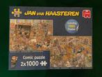 JVH Puzzel 2x1000 st Rembrandts Atelier/Rariteitenkabinet, Ophalen of Verzenden, Zo goed als nieuw
