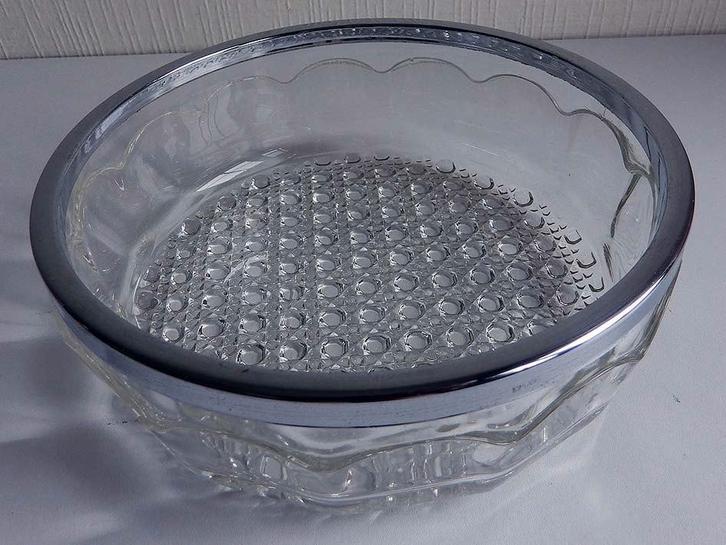 Zware Vintage Kristallen Kom/Schaal., Maison & Meubles, Cuisine | Vaisselle, Comme neuf, Enlèvement