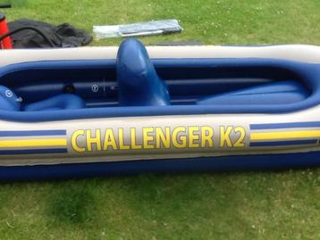 Rubber kano Challenger K2 incl bedels  beschikbaar voor biedingen