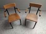 Twee vintage schoolstoeltjes, Kinderen en Baby's, Ophalen, Gebruikt