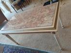 Salontafel met marmer blad, Ophalen, 50 tot 100 cm, 50 tot 100 cm, Zo goed als nieuw