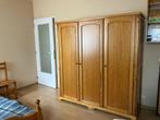 Grenen kledingkast, 1p bed, stoel, 2 nachtkastjes en commode, Ophalen, 190 cm of minder, Zo goed als nieuw, Overige maten