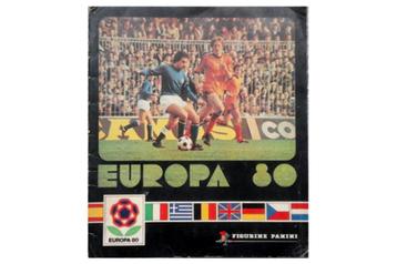 PANINI EUROPA 80 VOETBAL VOLLEDIGE SET + LEEG ALBUM beschikbaar voor biedingen