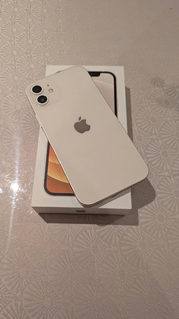 iPhone 12 128GB, Telecommunicatie, Mobiele telefoons | Apple iPhone, Gebruikt, 128 GB, Zonder simlock, iPhone 12, Wit, Ophalen