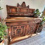 Antiek houten dressoir, Huis en Inrichting, Kasten | Dressoirs, Ophalen, Zo goed als nieuw, Eikenhout