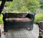 Antieke tuinbank, Tuin en Terras, Ophalen, Gebruikt, Hout